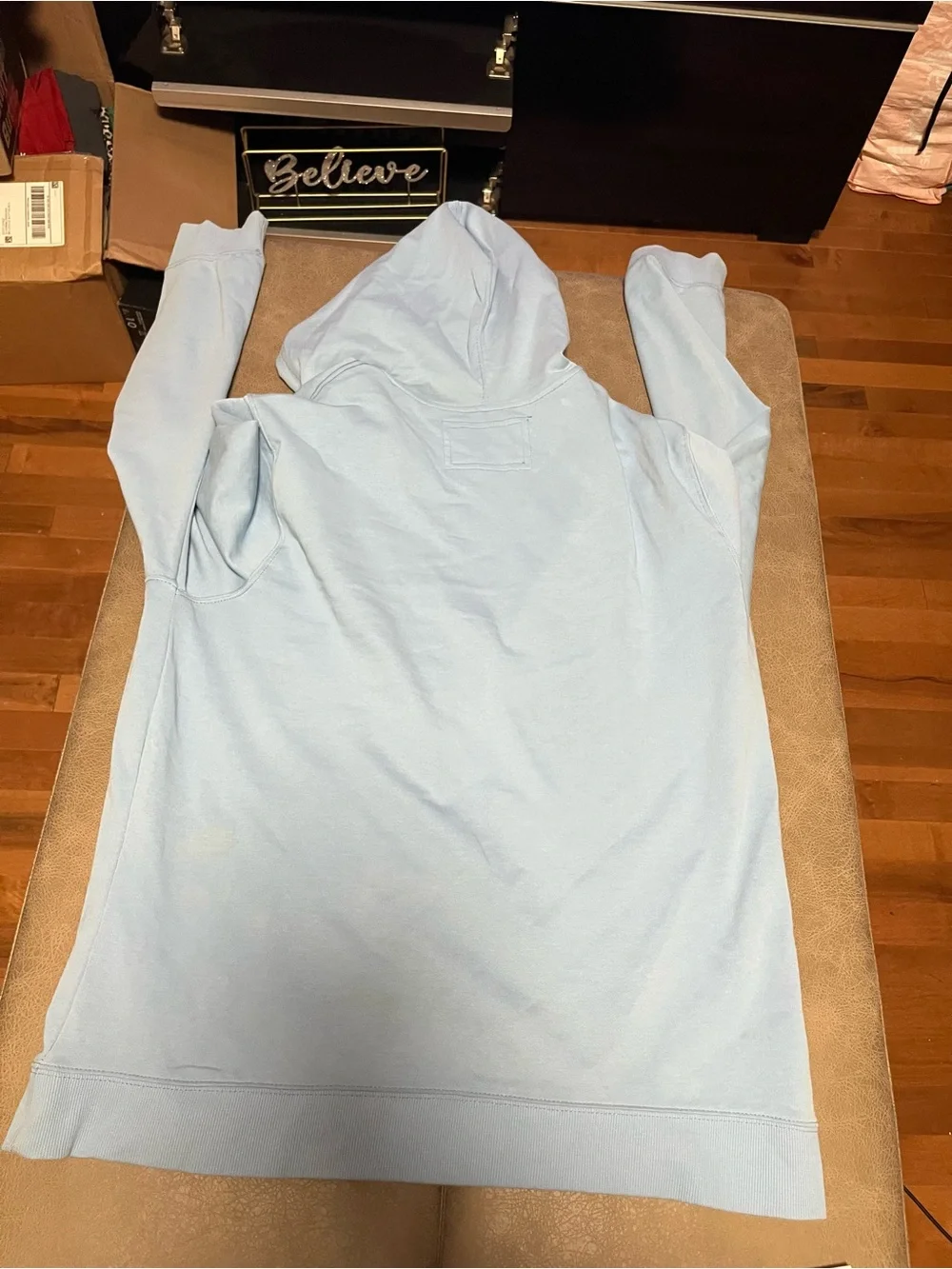 Izod Light Blue Full-Zip Hoodie with Hood size xl
